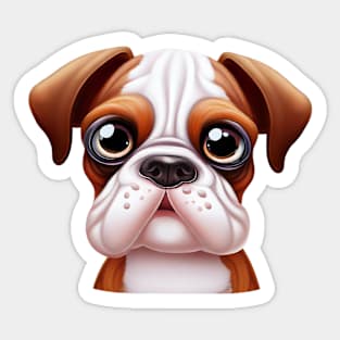 Pawsome American Bulldog Sticker